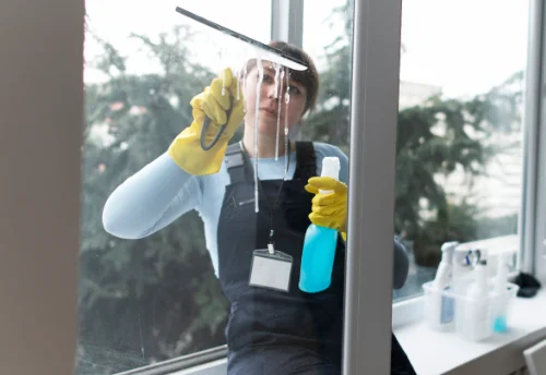 Nettoyage de vitres intérieures et extérieures à Roche